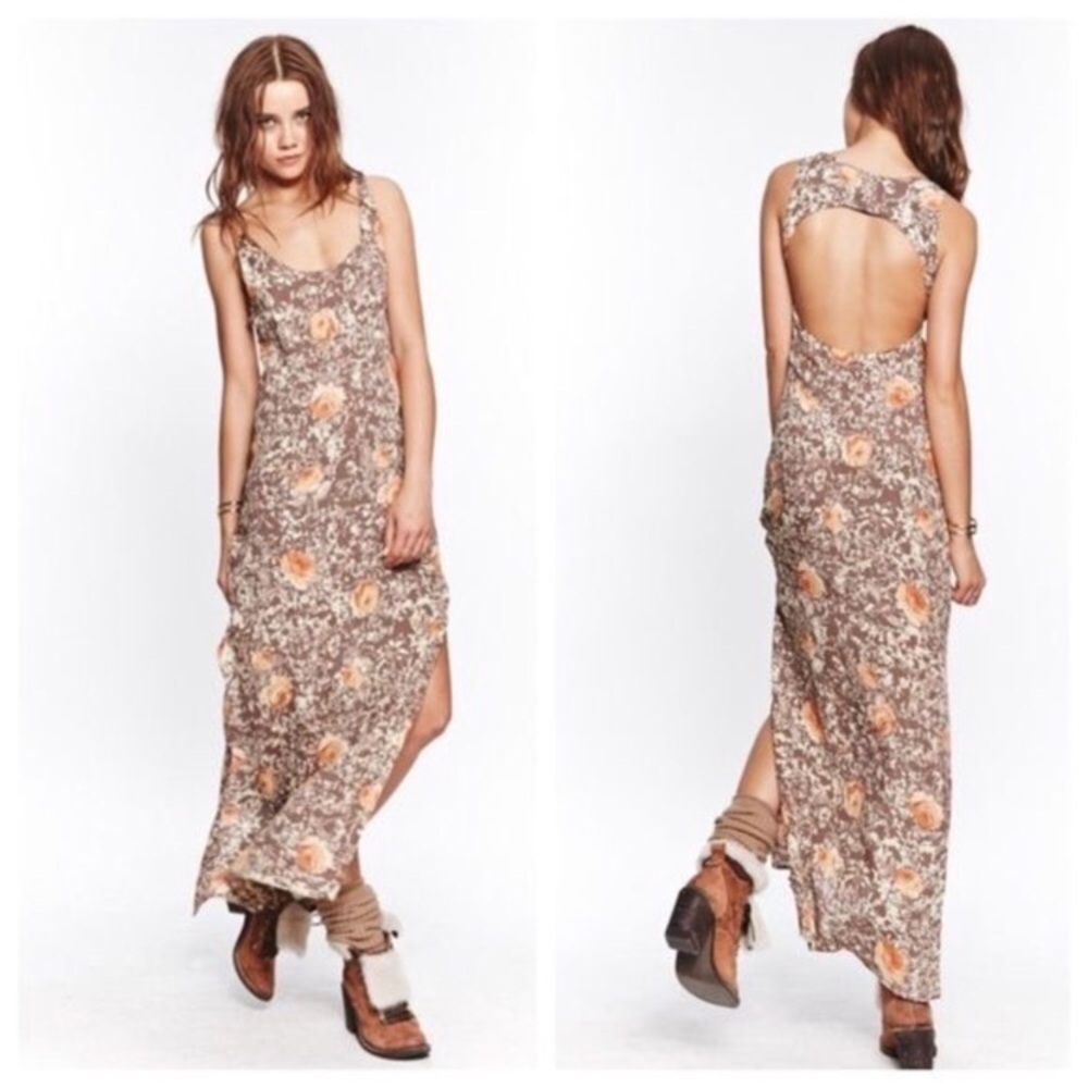 FL&L midnight cowgirl maxi dress
